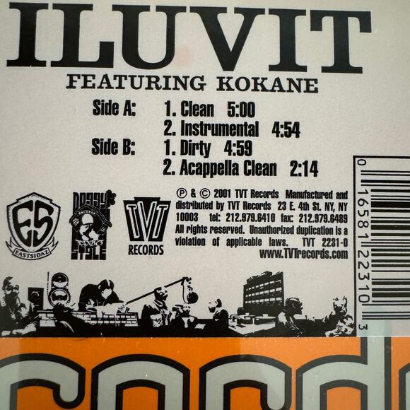 Snoop Dogg and the Eastsidaz Record 2001 Album ILUVIT Orange Clean & Explicit - Picture 3 of 6